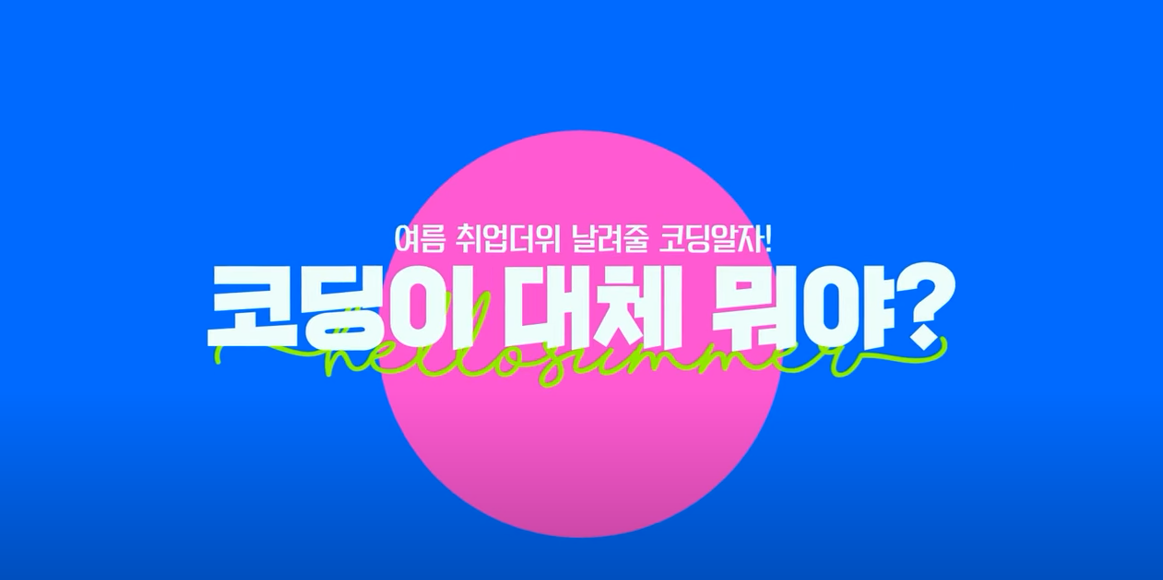 도대체 코딩이 뭔데 그래? 코딩배우면 뭐가좋아? 취업도 가능해?